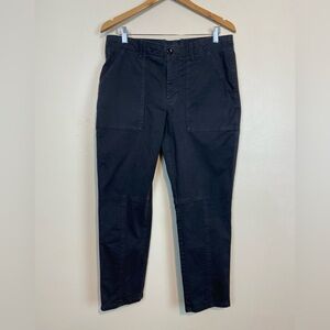 BANANA REPUBLIC MID-RISE SLIM CARGO PANT NAVY